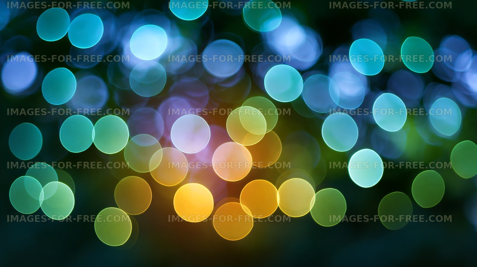 Colorful bokeh lights creating a soft background effect