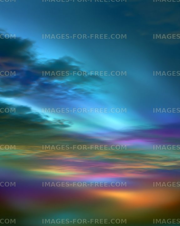 Colorful sky with clouds during twilight