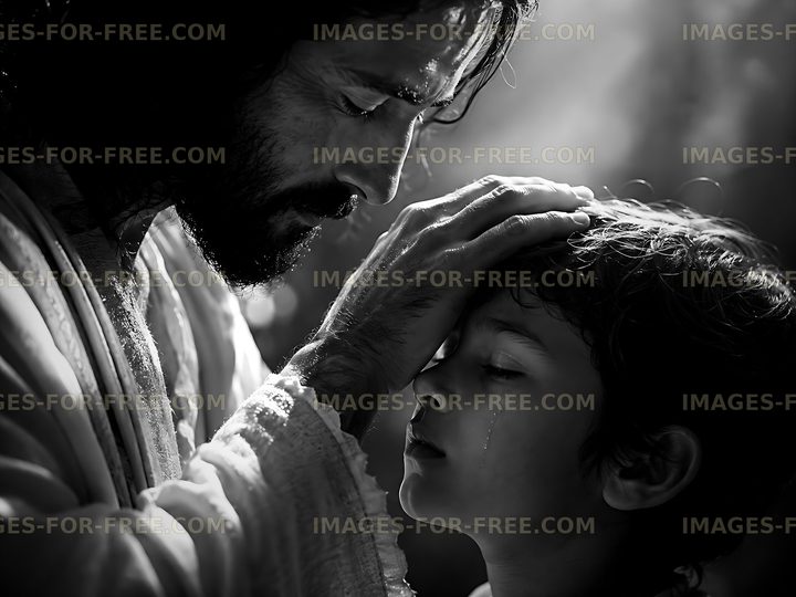 Father and son sharing a moment of connection