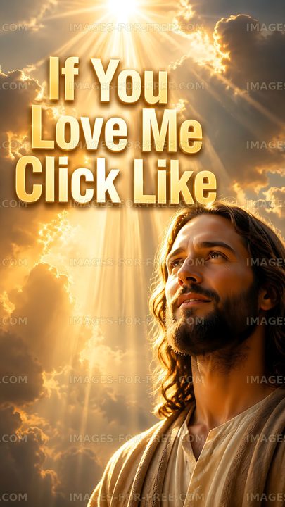 Inspirational figure with golden rays in the background
