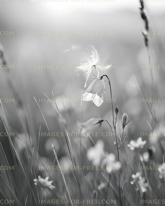 Wildflowers in a field on a sunny day